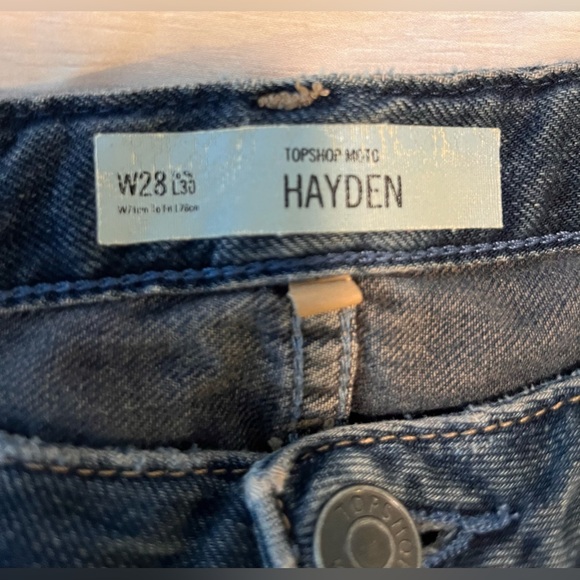 Top shop MOTO Hayden boyfriend distressed jeans W28 L30 - Picture 7 of 7